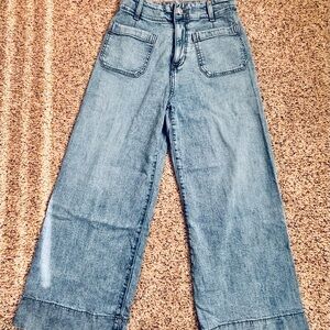 LC Lauren Conrad Light Blue Wide Leg Jeans